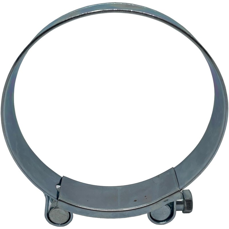 4x Lumonic Bolt Clamp 104-112 mm Galvanised Hose Clamp for