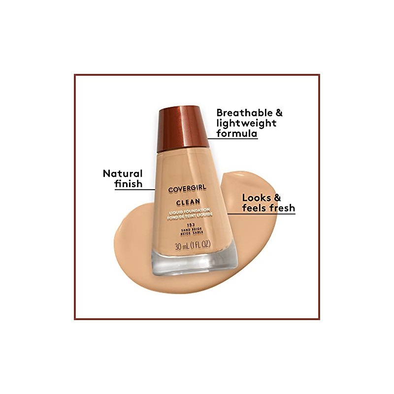 Covergirl Base Líquida Maquillaje Clean Buff Beige