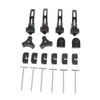 Ausla Universal Aluminum Clamp Set for Hard Trifold Tonneau Cover,