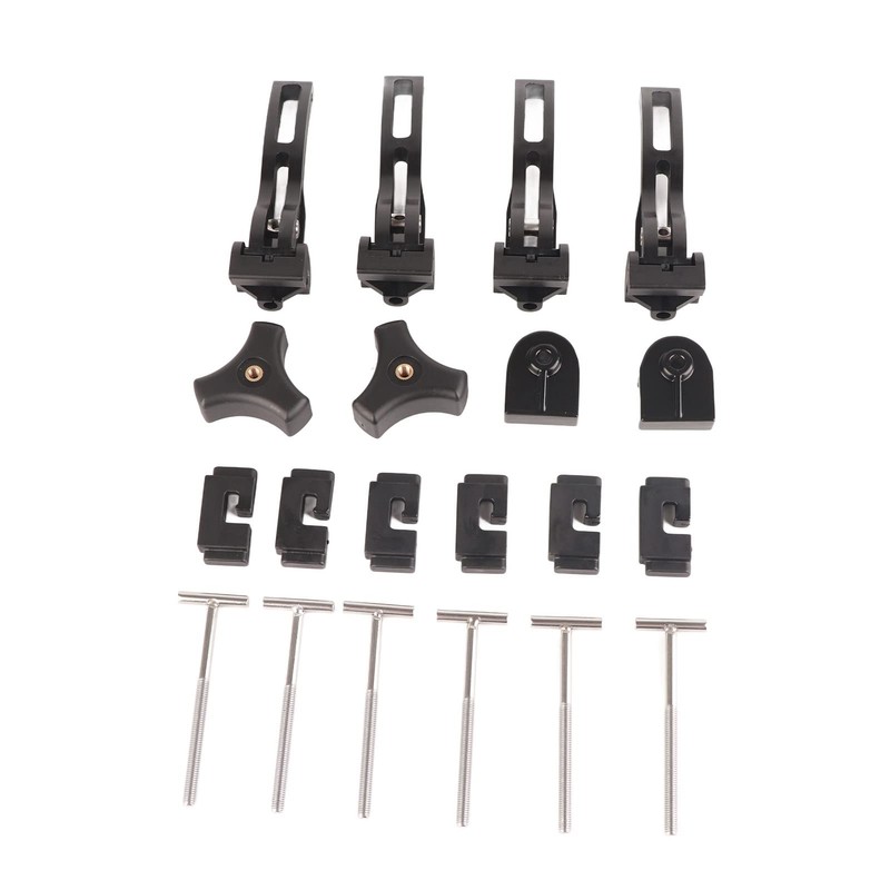 Ausla Universal Aluminum Clamp Set for Hard Trifold Tonneau Cover,