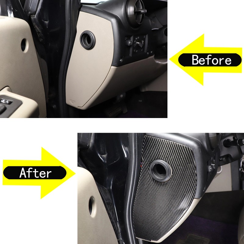 e-power-auto-Trim Carbon Fiber Door Buffer Cushion Mat Panel Cover sticker