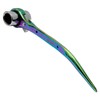 SK11 SPD-R1721CP Double-Ended Ratchet Wrench, Slim, With Curved Chino, Rainbow