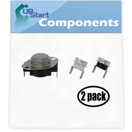 2 Pack Replacement LA-1053 Thermostat Kit for Magic Chef CYE4000AYW Residential Dryer
