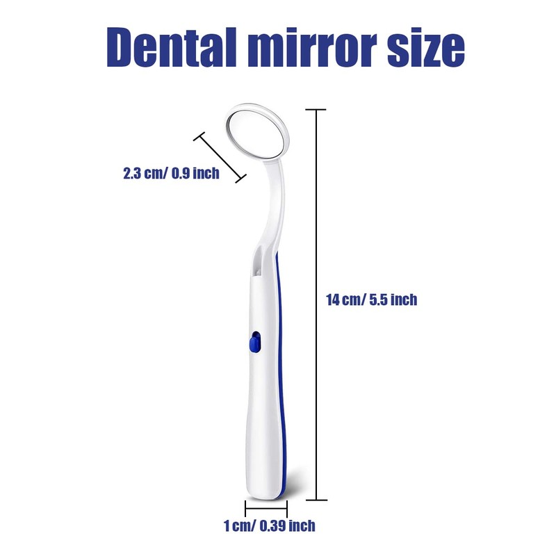 Ceonam 2 Pcs Dental Mirror with Light Tool LED Lighted