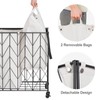 WOWLIVE Laundry Basket with Wheels, Heavy Duty Laundry Hamper with