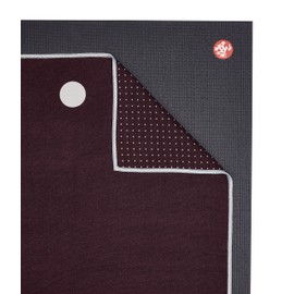 Manduka Yogitoes Yoga Towel for Mat, Non-Slip and Quick Dry for Hot Yoga with Rubber Bottom Grip Dots,Thin and Lightweight, 71 Inches, Indulge