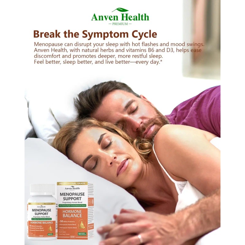 Anven Health Menopausia Probióticos Y Vitaminas Mujer