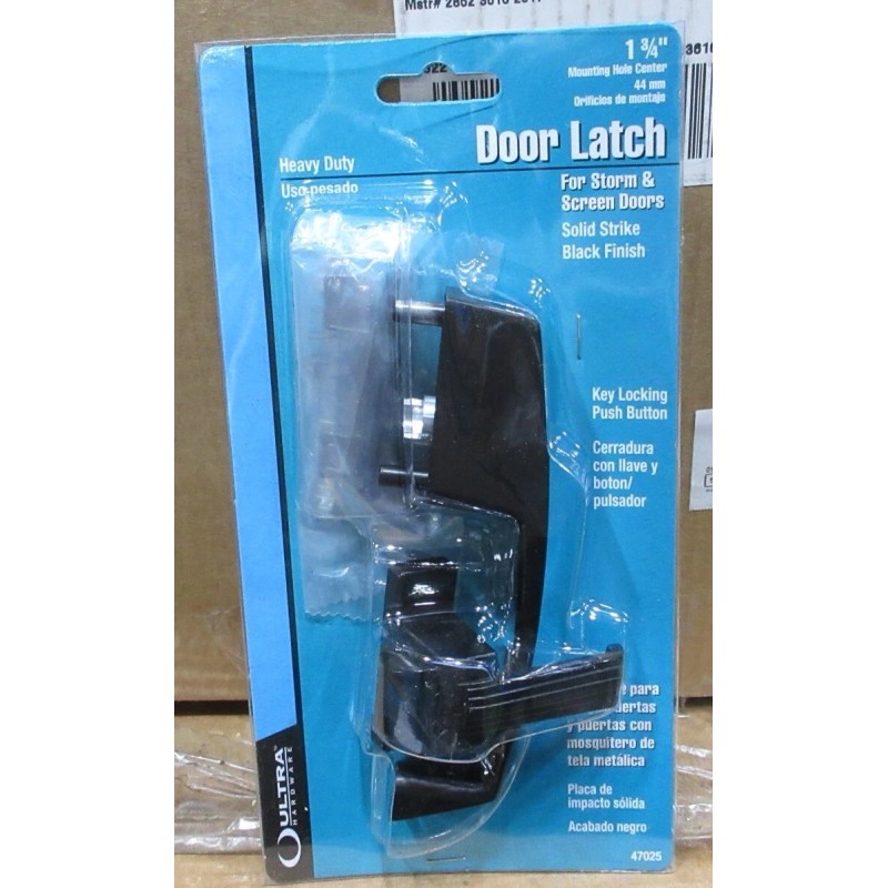 Ultra Hardware 47025 Storm Screen Door 1-3/4" Key Lock Push