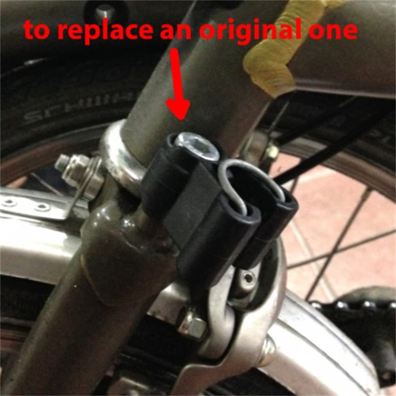 SPORTARC Handlebar Catcher, Black Aluminum Handlebar Catcher Hook for Brompton