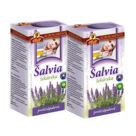 Common Sage Tea (Salvia Officinalis) Natural Herbal Tea (2 Packs, 40 Tea Bags, 80g)
