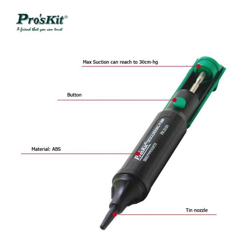 8PK-366N-G Suction Tin Solder Suckers Desoldering Gun Soldering Iron Pen