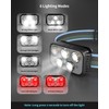 Pluralla Headlamp Rechargeable, 400 Lumen Super Bright Motion Sensor LED