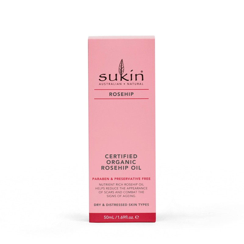 Sukin Certified Organic Rosehip Oil, 50ml