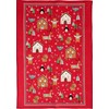 Ulster Weaver Festive Friends Cotton Tea Towel, Red