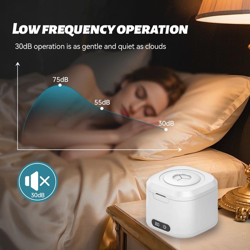 Doeean Ultrasonic Retainer Cleaner Machine Retainer Cleaner For Dentures 6
