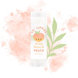 Lip Balm For Kids - Christmas Stocking Stuffer chapstick for toddler, teen and tween (Peach)