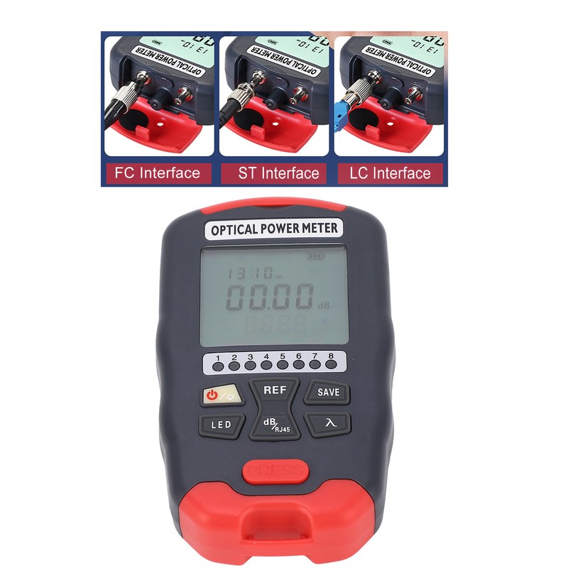 3 in 1 Optical Fiber Power Meter Sensitive Quick Response
