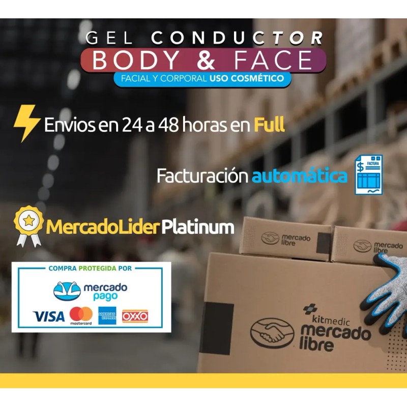 Gel Conductor Body&face P/ Aparatologia 1 Lt Cavitación