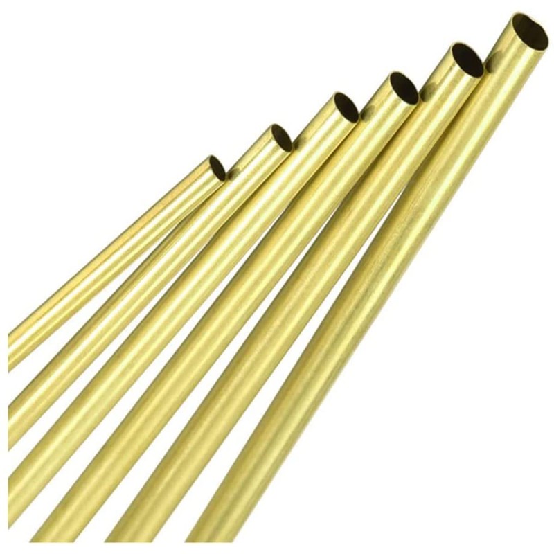 Brass Round Pipe H65 Copper Tubing Pipe 200mm Length 22mm