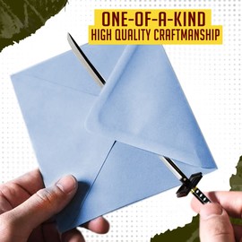 Bleach - Ichigo Tensa Bankai Moon Cutter Katana, Sword Letter Opener with Sheath and Stand, Miniature Bleach Katana, Stainless Steel, Anime Gift for Fans & Collectors