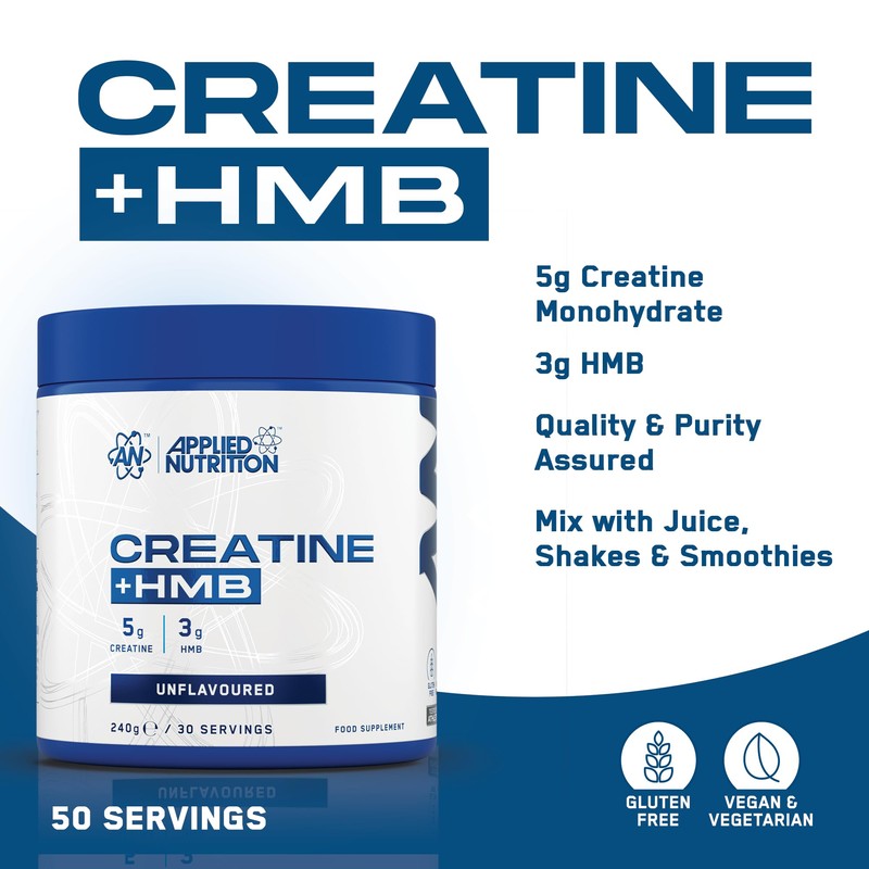Applied Nutrition - Creatine + HMB - 5g Creatine Monohydrate