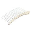 Jewel Box Hair Accessories, Pearl Line, Simple, Yaiai-maki Comb, Adult,