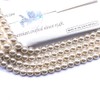 100 pcs Preciosa Round Pearl Maxima Crystal Glass Pearls Loose