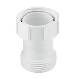 McAlpine T12A-2 Female Male Coupling - 1.25" BSP x 2" Length, White