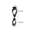 Naisfei 6 PCS Glove Clips, Anti-loss Waist Buckle Clip, Work