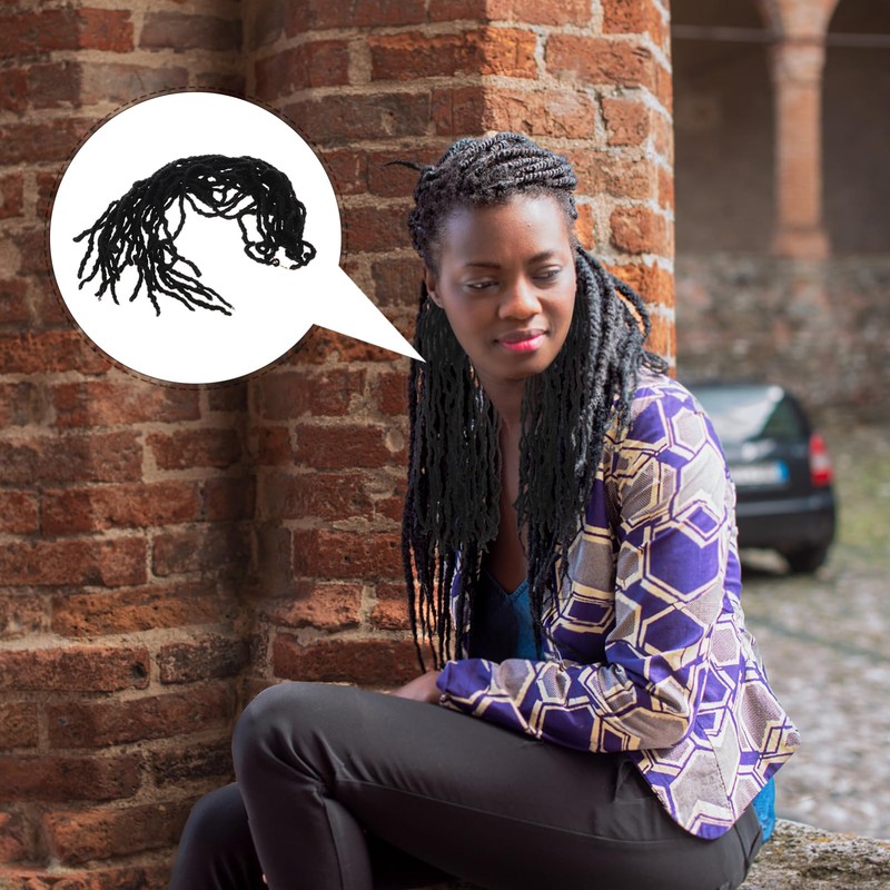 SAFIGLE Crochet Faux Dreadlocks Hair Extensions Comfortable Synthetic for Daily