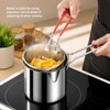 Compact Fry Pot with Filter Basket, Oil Filter Pot with