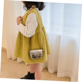 Mikinona Patent Leather Crossbody Bag Fanny Pack Bag Strap for Women Small Purse for Girls Boys and Girls Chain Purse