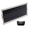 TOPINCN Solar Panel,30W Outdoor Polysilicon Solar Panels Kit 30A Portable