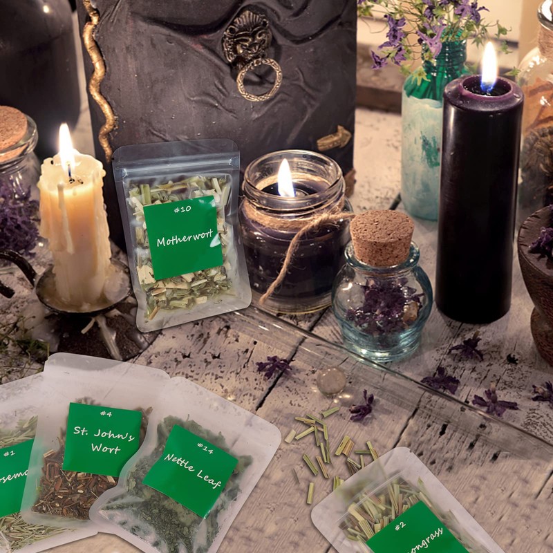 Witchcraft Supplies Herbs Kit for Witch Beginners - 30 Pack
