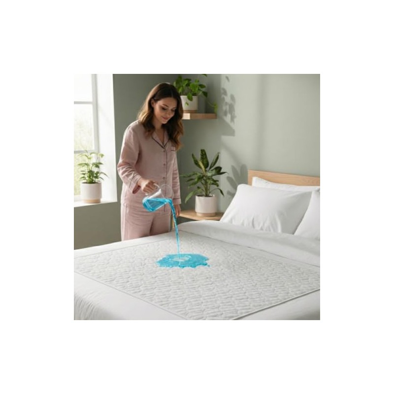 IMFAA Reusable Incontinence Bed Pad – Washable 100% Soft Waterproof