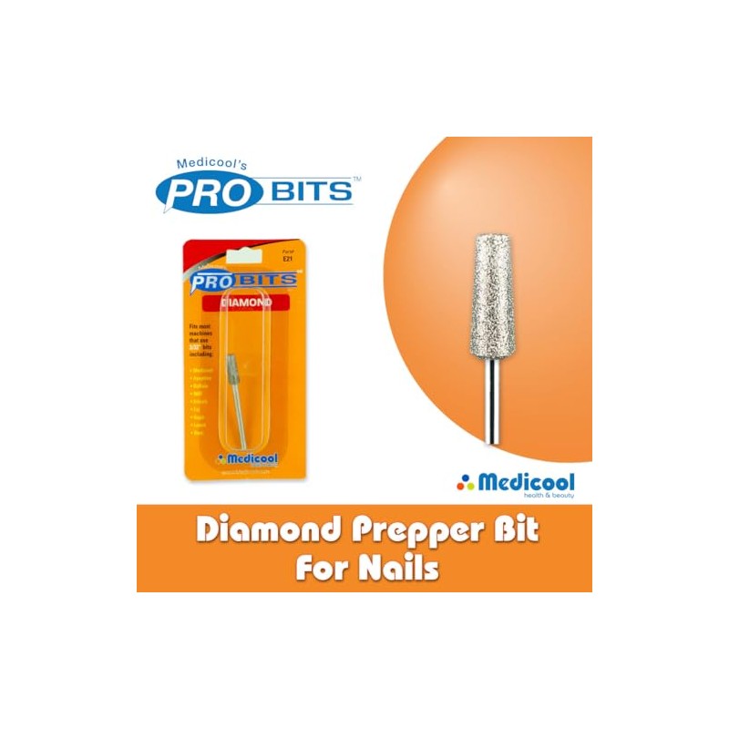 Medicool Diamond Prepper Small Bit -E21- for Prepping, Shaping and