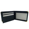 Badge Pattern Wallet, black