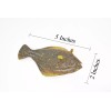 Deshen Du Pacific Halibut, Toy Fish, Very Realistic Rubber Model,