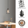 IHENGYANLT 2 Pack Pendant Light, Pendant Lights Kitchen Island, Glass