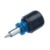 Ideal 35-945 Stubby 6-in-1 Multi-Bit Screwdriver And Nut Driver