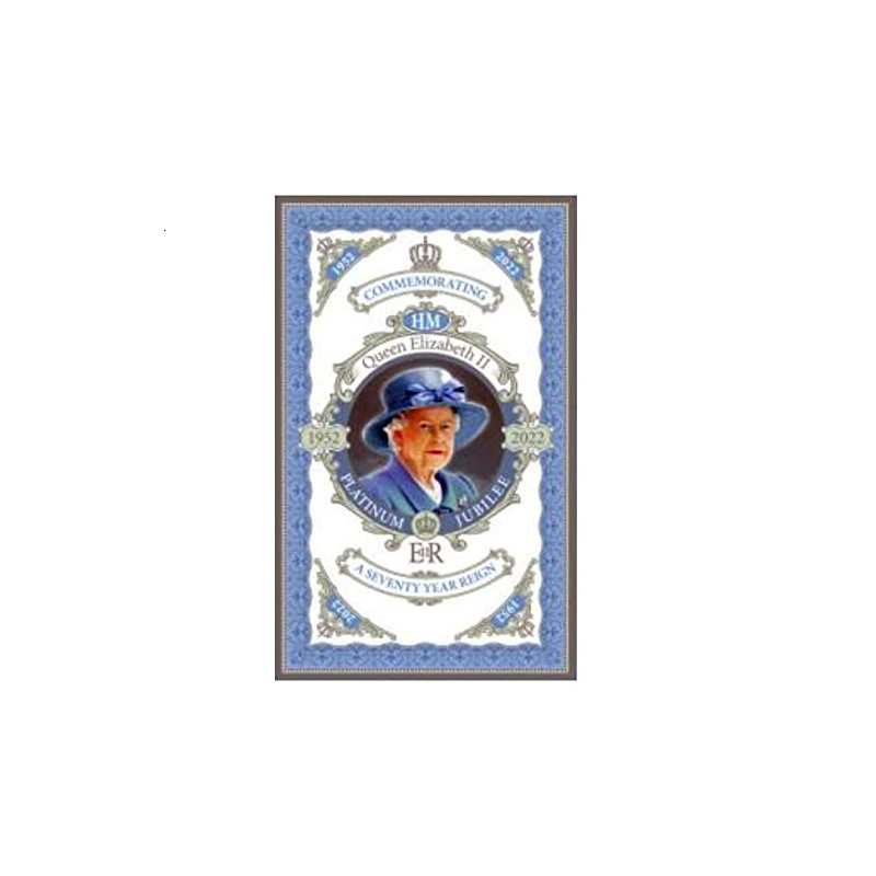 Platinum Jubilee Tea Towel Commemorative Memorabilia Queen Elizabeth Souvenirs Gift