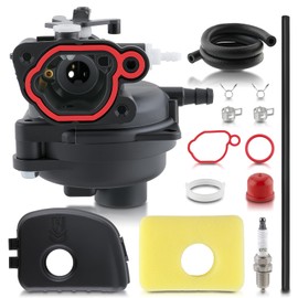 799583 Carburetor Parts for 300E 450E 500E 550E Series 08P502 09P602 125cc 140cc Lawnmower Engines Replace# 595656 590556 591979 593261, with 799579 Air Filter 595660 Cover