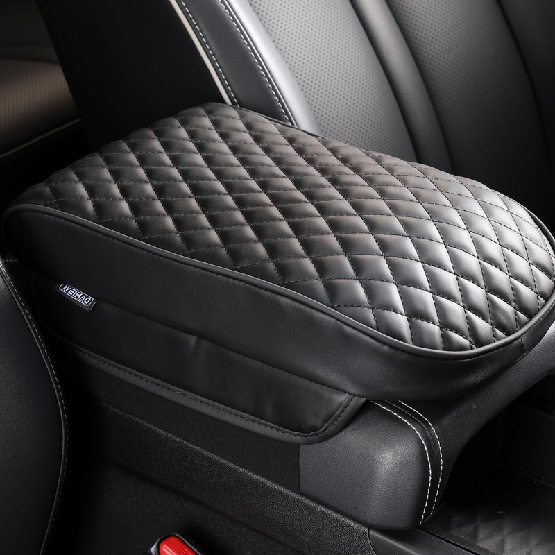 WEIHAO Car Arm Rest Cover Pad, Thick Padding 12.4x7.28x2.2 inch