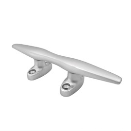 JT-HLM Boat Cleat Open Base Boat Cleat, 8"" Dock Cleat All Aluminum Boat Mooring Accessories,Installation Accessories Screws, silver