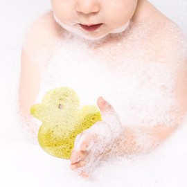 Baby Bath Sponge,Soft Baby Body Wash Scrubber Wood Pulp Sponge | Cute Dead Skin Remover Body Scrubber Bath Rub Shower Brush for Children Kids Baby Toddler