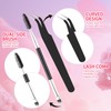 MOTIBACK Falsche Wimpern (5–18 mm) Schwarze Bürste – 352 Stück