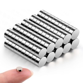 KOBOKO Pack of 80 Neodymium Magnets, 5 x 2 mm Mini Magnets, Small Magnets Strong, Magnets, Magnets for Crafts, Magnets for Whiteboard, Pin Board, Magnetic Board Tapes, and Much More