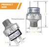 mankk White 70-100 PSI Air Pressure Switch,1/4"NPT Thread 24V 12V