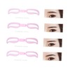 BIUDECO 5sets Reusable Eyebrow Card of Eyebrow Grooming Stencils for