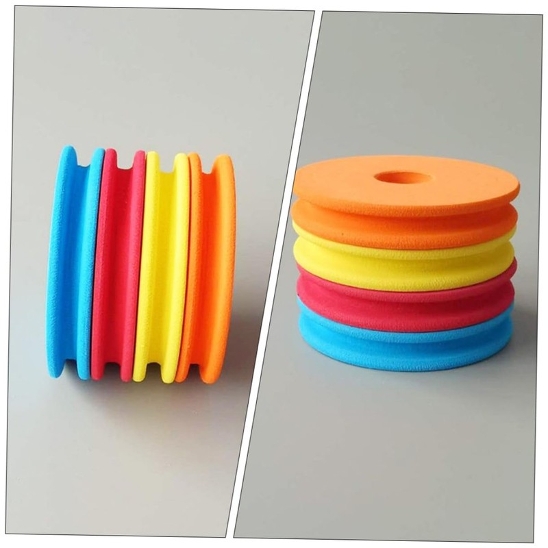 jojofuny 1set Fishing Snell Leader Rigs Spool Storage Accessories Eva